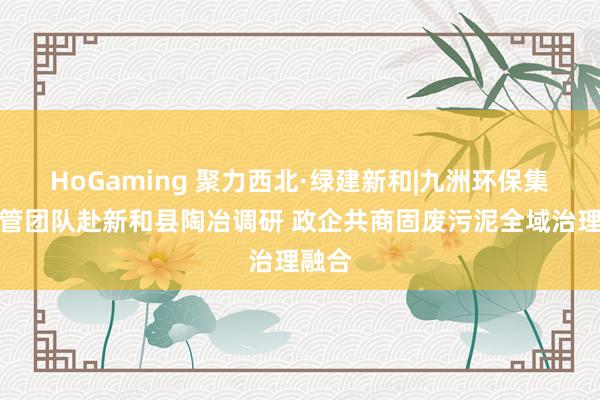 HoGaming 聚力西北·绿建新和|九洲环保集团高管团队赴新和县陶冶调研 政企共商固废污泥全域治理融合