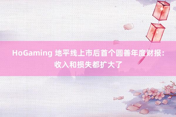 HoGaming 地平线上市后首个圆善年度财报：收入和损失都扩大了