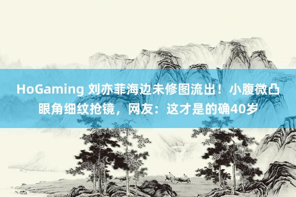 HoGaming 刘亦菲海边未修图流出！小腹微凸眼角细纹抢镜，网友：这才是的确40岁