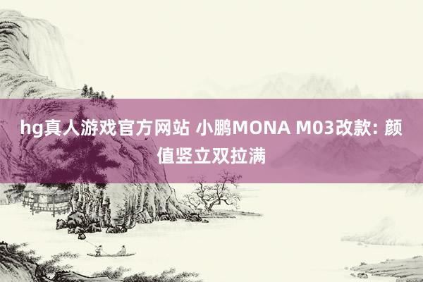 hg真人游戏官方网站 小鹏MONA M03改款: 颜值竖立双拉满
