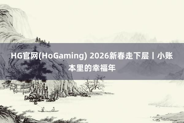 HG官网(HoGaming) 2026新春走下层丨小账本里的幸福年