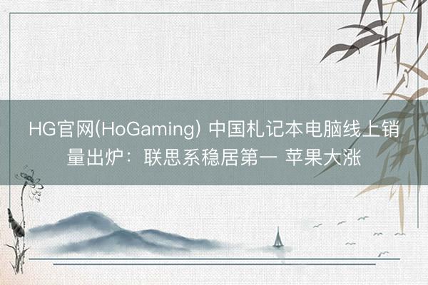 HG官网(HoGaming) 中国札记本电脑线上销量出炉:联思系稳居第一 苹果大涨
