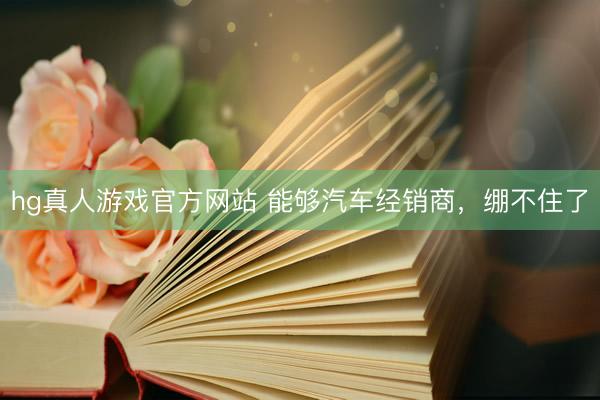 hg真人游戏官方网站 能够汽车经销商，绷不住了
