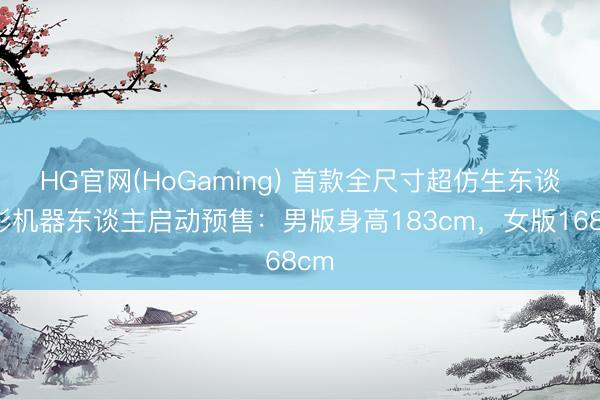 HG官网(HoGaming) 首款全尺寸超仿生东谈主形机器东谈主启动预售:男版身高183cm,女版168cm